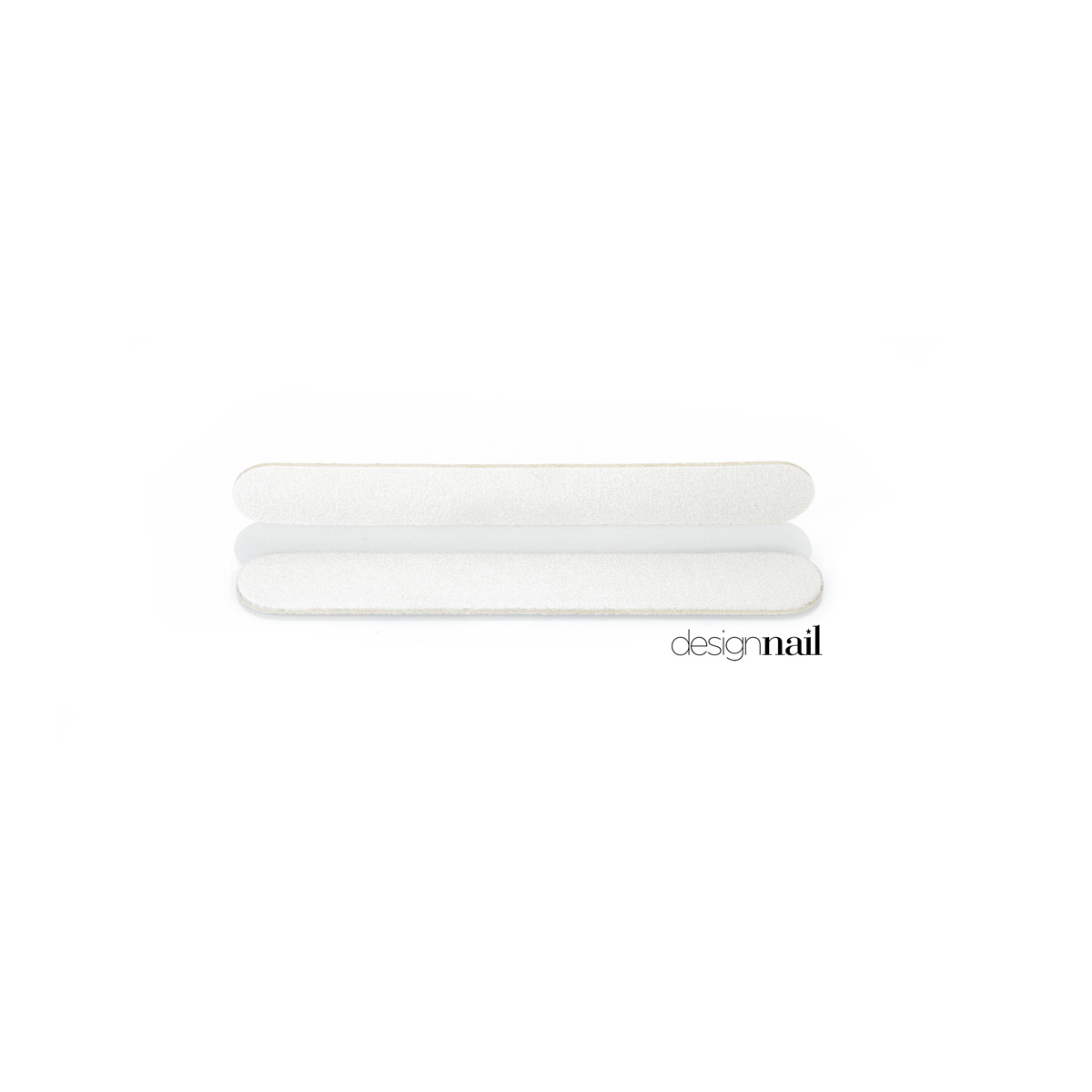 White Mini Wood File by Design Nail