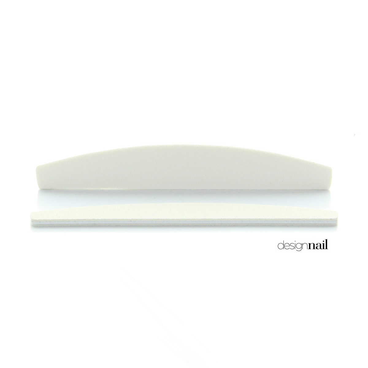 White Moon Shape Cushion File by Design Nail