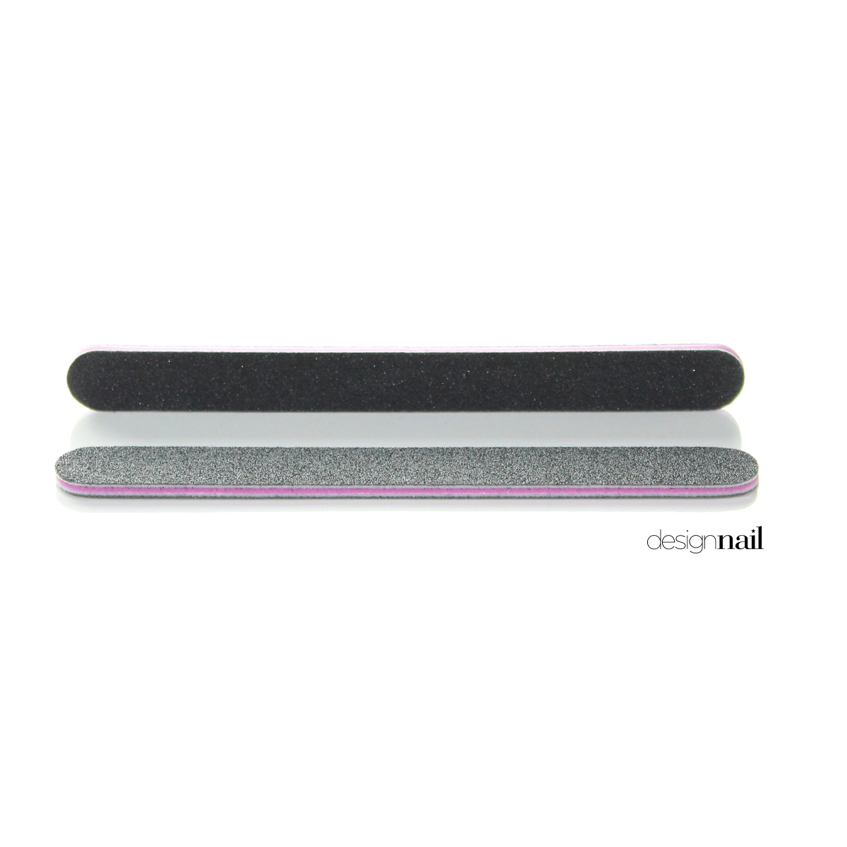 Black Standard Pink Core Cushion File by Design Nail