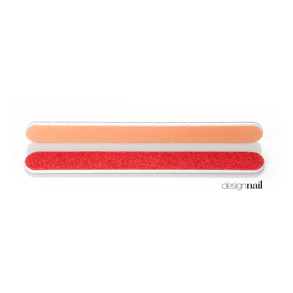 Red and Peach Standard Mylar File by Design Nail